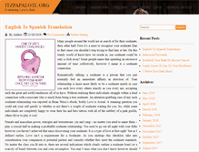 Tablet Screenshot of itzpapalotl.org
